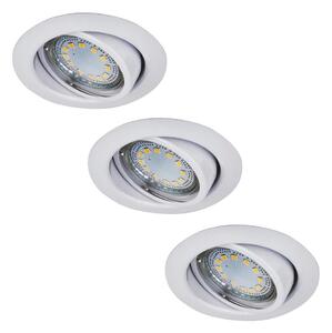 Rabalux 1049 - SET 3x Corp de iluminat tavan fals LITE 3xGU10-LED/3W/230V