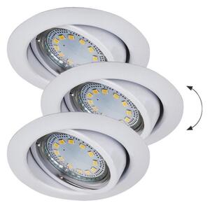 Rabalux 1049 - Set 3x spoturi încastrate LED LITE 3xGU10-LED/3W/230V