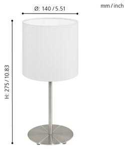 Eglo 95725- Lampa de masa PASTERI 1xE14/40W/230V