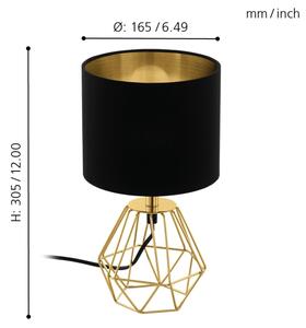 Eglo 95788- Lampa de masa CARLTON 2 1xE14/60W/230V