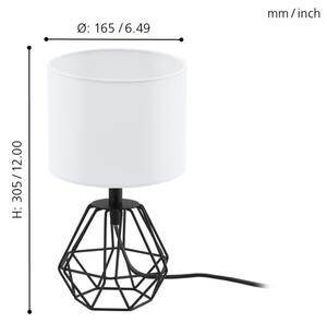 Eglo 95789- Lampa de masa CARLTON 2 1xE14/60W/230V