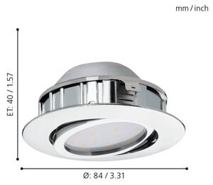 Eglo 95858 - Set 3x spoturi LED încastrate dimabile PINEDA, LED/5,5W/230V