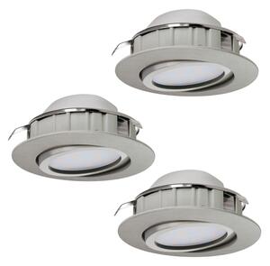 Eglo 95853 - Set 3x spoturi LED încastrate PINEDA LED/4,9W/230V