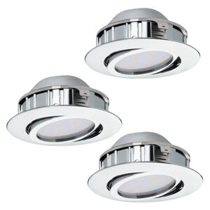 Eglo 95852 - Set de 3 spoturi încastrate PINEDA, LED/4,9W/230V