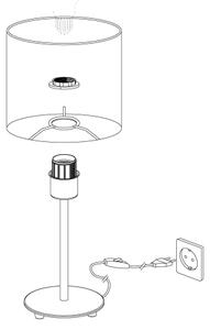 Eglo 95726- Lampa de masa PASTERI 1xE14/40W/230V