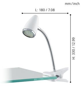 Eglo 94329 - LED Lampa cu clip RICCIO 1xGU10-LED/3W/230V