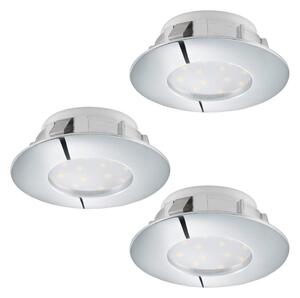Eglo 95822 - Set 3x spoturi LED încastrate PINEDA LED/4,9W/230V