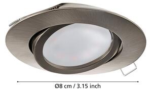 Eglo 31689 - Set de 3 spoturi LED încastrate TEDO 3xGU10-LED/5W/230V