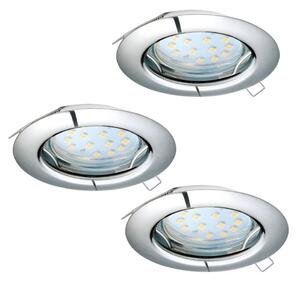 Eglo 94236 - Set de 3 spoturi LED încastrate PENETO 3xGU10-LED/3W/230V