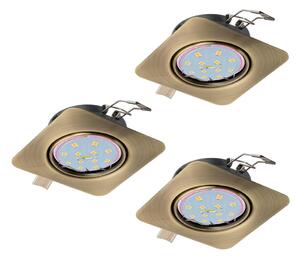 Eglo 94269 - Set 3x spoturi LED încastrate PENETO, 3x GU10-LED/5W/230V