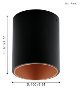 Eglo 94501 - Plafonieră LED POLASSO, 3,3 W, 230 V