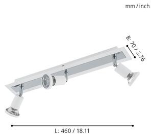 Eglo 94961 - LED Lampa spot SARRIA 3xGU10-LED/5W/230V