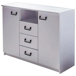 Comoda Rio, 4 sertare, 102 x 80 x 40 cm, Alb