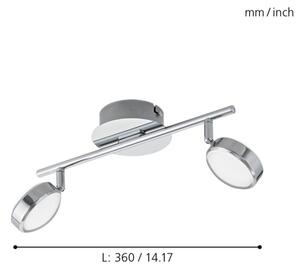 Eglo 95629 - LED Lampa spot SALTO 2xLED/5,4W/230V