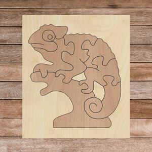 Bicolor insert montessori din lemn pentru copii - CAMELEON FAG| SENTOP