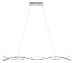 Eglo LASANA 2 96102 - Lustră LED suspendată pe cablu, 2 LED-uri, 35 W, 230 V, 3000 K (lumină caldă), crom lucios