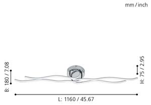 Eglo 31996 - LED Plafoniera RONCADE LED/40W/230V