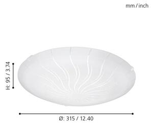 Eglo 96111 - LED Plafoniera MARGITTA 1 LED/11W/230V