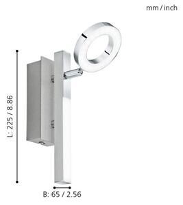 Spot Eglo 96178 CARDILLIO 1 1xLED/3,2W + 1xLED/2,2/230V