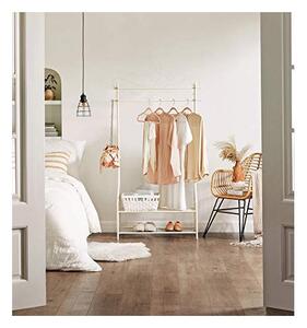 Suport pentru umerase, Songmics, Crem, HSR07W, 92 x 41 x 173 cm