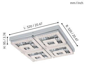 Plafonieră LED Eglo 95661 FRADELO LED/48W/230V