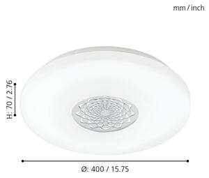Eglo 96026 - LED Plafoniera CAPASSO 1 LED/24W/230V