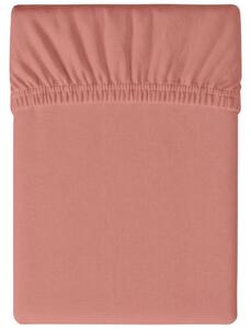 Cearsaf Jersey cu elastic 180 x 200 cm roz vechi