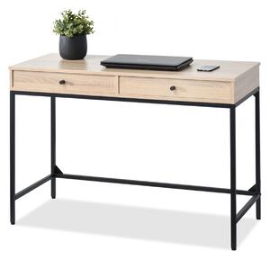 Z0ND0 Masă PC Kaplan (stejar + negru). 1109769