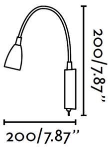 FARO 41019 - Corp de iluminat perete LOKE LED/3W/230V