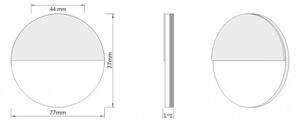 LDST RO-01-SZ-BC8 - Iluminat scară ROBIN 8xLED/1,2W/230V