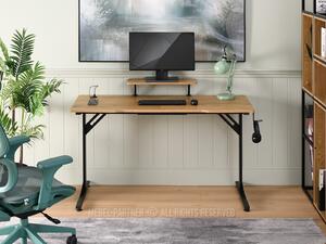 Z0ND0 Masă PC Matts 140 (stejar + negru). 1109791