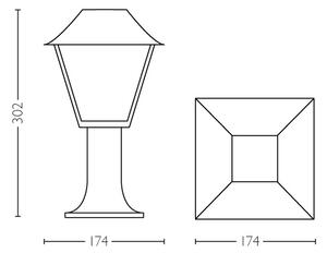 Lampă de exterior MYGARDEN ALPENGLOW 1xE27/60W/230V IP44 Philips 16496/30/PN