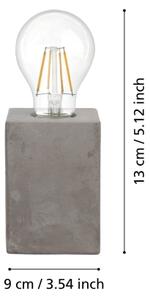 Eglo 49812 - Lampă de masă PRESTWICK 1xE27/60W