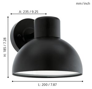 Eglo 96207 - Corp de iluminat perete exterior ENTRIMO 1xE27/60W