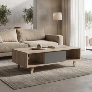 Masuta De Cafea Evania Sonoma-antracit 120x60x36 Cm