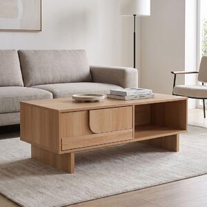 Masuta De Cafea Jelina MDF Nuanta Naturala 110x55x38.5 Cm