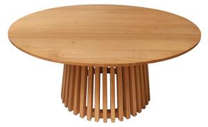 Masuta De Cafea Rotunda Kivana Mindi , Natur Lemn D100x45 Cm