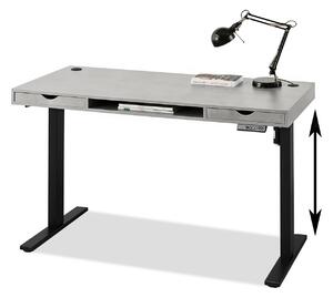 Z0ND0 Masă PC Osto 140 (beton + negru). 1109835