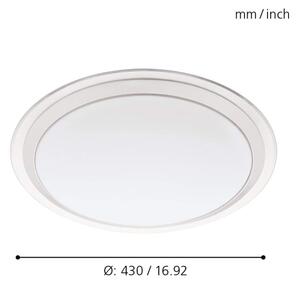 Plafonieră LED RGBW dimabilă COMPETA-C LED/17W/230V Eglo 96818 + telecomandă