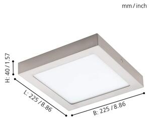 Eglo 96679 - Plafonieră LED RGBW dimerizabilă FUEVA-C LED/15,6W/230V BT