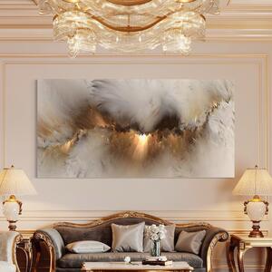 Tablou Canvas Premium LuxCanva® B1082, Divina Lumina , Living, Abstract, Rasarit, Dormitor, Lumina, Liniste, Pace, Culori Vibrante