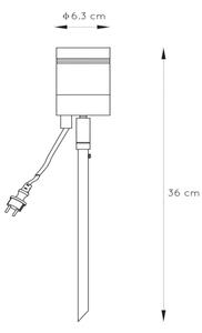 Lucide 14868/05/30 - Lampă exterior LED ARNE-LED 1xGU10/5W/230V negru
