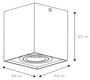 Spot Lucide 22953/01/31 TUBE 1xGU10/50W/230V alb