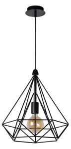 Lucide 06496/37/30 - Lampa suspendata RICKY 1xE27/60W/230V negru