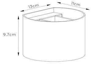 Lucide 09218/04/36 - Aplica perete LED XIO 1xG9/4W/230V antracit