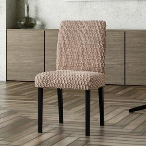 Huse bielastice MOSAICO bej scaun cu spatar 2 buc (45 x 45 x 50 cm)
