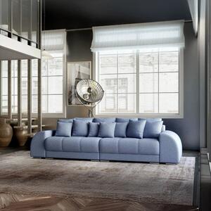 Canapea extensibilă dumonde cu 2 lăzi de depozitare si sezut confortabil din spuma high-density, Verona Enjoy Blue 310x120 cm