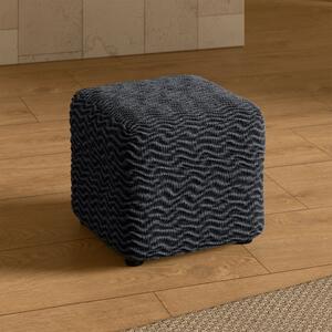 Huse bielastice CRISTINA antracit taburet (40 x 40 x 40 cm)
