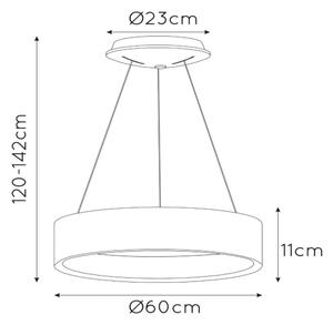 Lucide 46400/42/31 - Lampa suspendata LED TALOWE LED LED/39W/230V