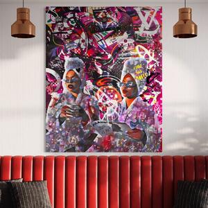 Tablou Canvas Premium LuxCanva® B1053, Life Is Art , Living, Fashion, Louis Vuitton, Beauty, Culori Vibrante